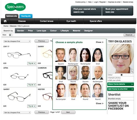 specsavers website.